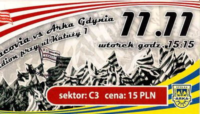 2008-11-11 Cracovia - Arka Gdynia bilet awers.jpg