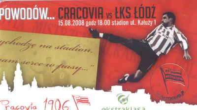 2008-08-15 Cracovia - ŁKS Łódź bilet awers.jpg