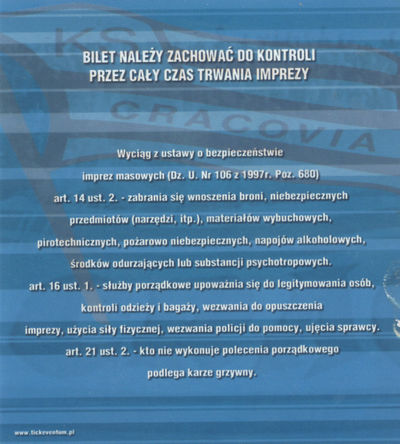 2003-10-12 Cracovia - GKS Bełchatów bilet rewers.jpg