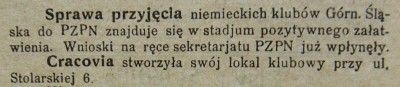 Tygodnik Sportowy nr 7 z 30 marca 1923