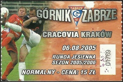 Bilet Górnik-Cracovia 6-8-2005.png