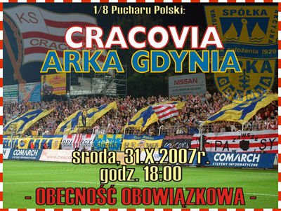 2007-10-31 Cracovia - Arka Gdynia (plakat).jpg