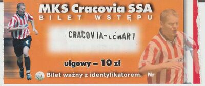Bilet 16-04-2003 Cracovia - Lewart 1.jpg