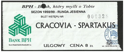 31-10-1998 bilet Cracovia Spartacus.png