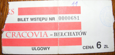 22-11-1997 bilet Cracovia Bełchatów.png