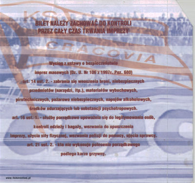 2003-06-08 Cracovia - Nida Pińczów bilet rewers.jpg