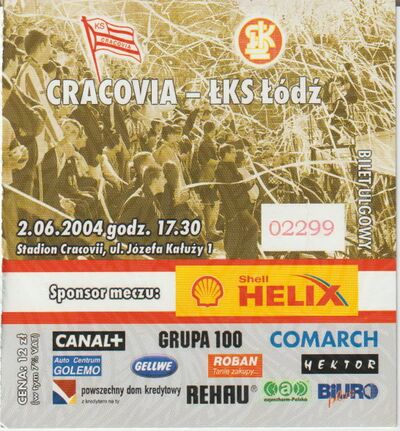 Bilet 2004-06-02 Cracovia - ŁKS Łódź 1.jpg