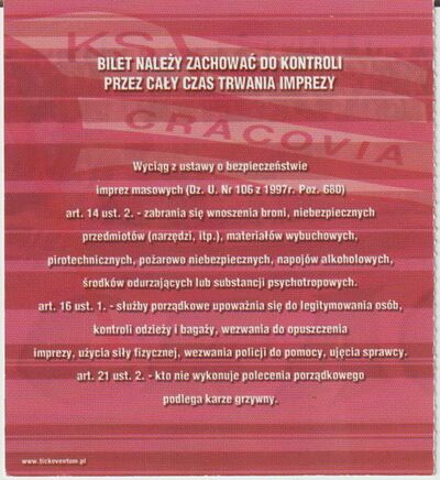 Bilet 2003-10-12 Cracovia - GKS Bełchatów 2.jpg