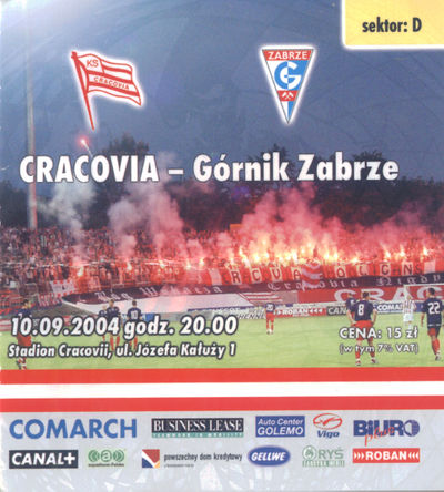 2004-09-10 Cracovia - Górnik Zabrze bilet awers.jpg
