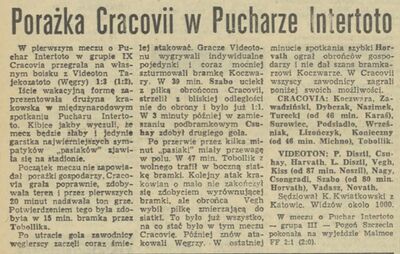 1983-06-25 Cracovia - Videoton Fehérvár 1-3 Gazeta Krakowska.jpg