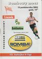 Program meczowy 2003-10-12 Cracovia - GKS Bełchatów 1.jpg