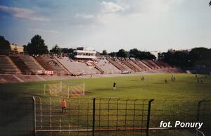 zdjęcie pochodzi z meczu CRACOVIA - UNIA 2:0 Puchar Polski 26 czerwca 2001 r.